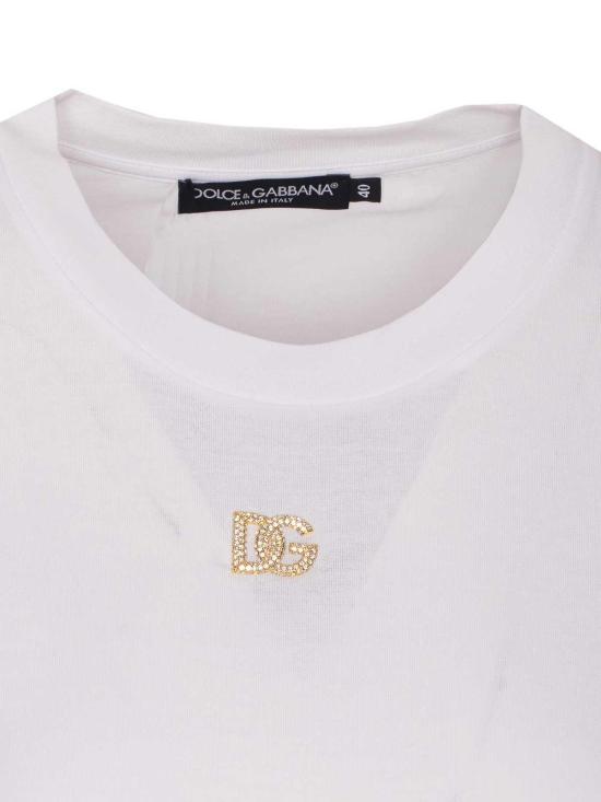  돌체앤가바나 반팔 티셔츠 F8N08ZGDCWQW0800 White - DOLCE & GABBANA