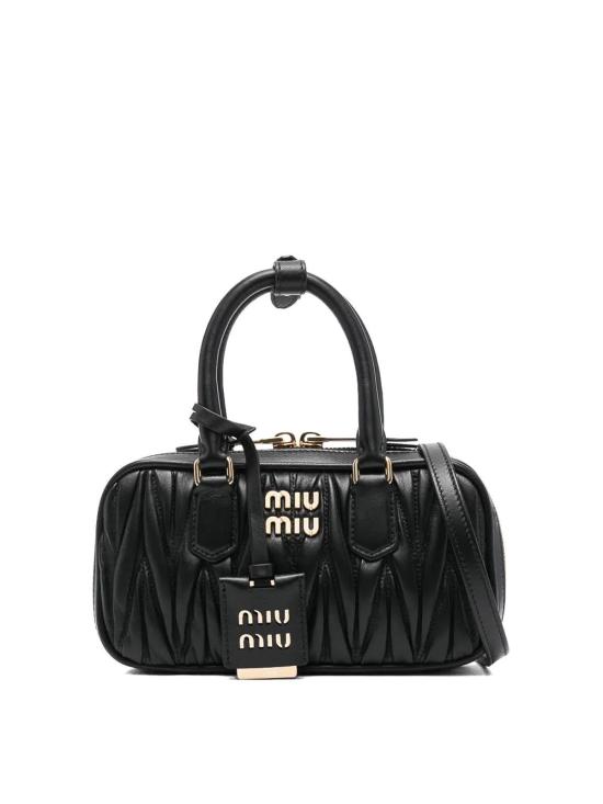 25FW 미우미우 토트백 5BB148VOONAN88F0002 Black