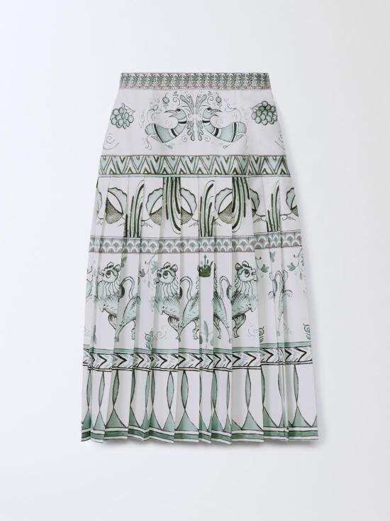 25FW 파비아나 필리피 미디 스커트 GND275F843D860 VR1 White - FABIANA FILIPPI