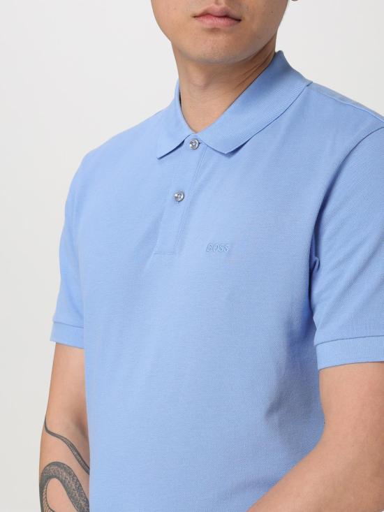25FW 보스 폴로 티셔츠 50468362 430 Sky Blue - BOSS