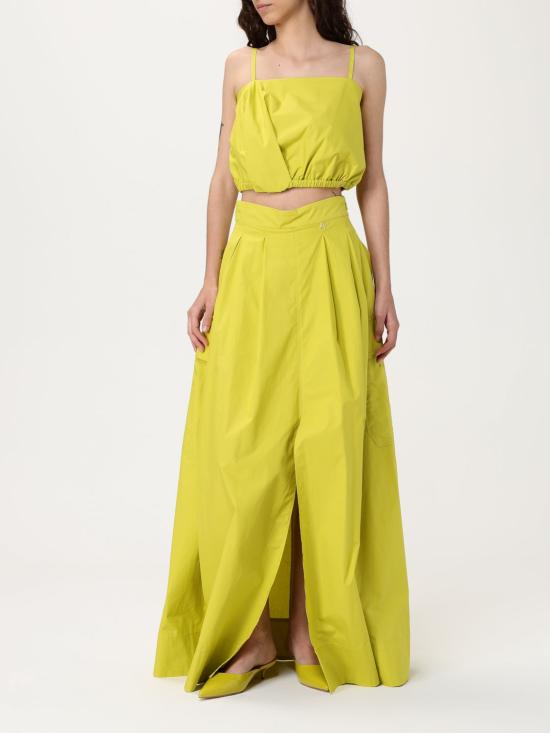 25SS 액티튜드 트윈세트 민소매 티셔츠 251AP2273 00910 Yellow - ACTITUDE TWINSET