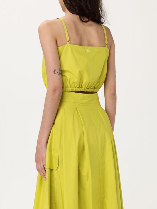 25SS 액티튜드 트윈세트 민소매 티셔츠 251AP2273 00910 Yellow - ACTITUDE TWINSET