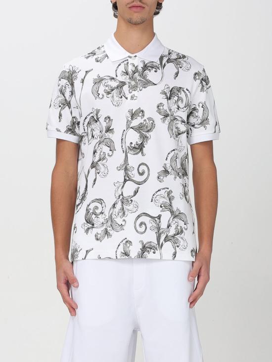 25SS 베르사체 폴로 티셔츠 78GAG6S0JS460 003 White