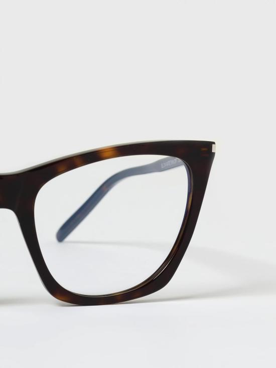 25SS 생로랑 안경 SL214KATETHINOPT 002 Brown - SAINT LAURENT