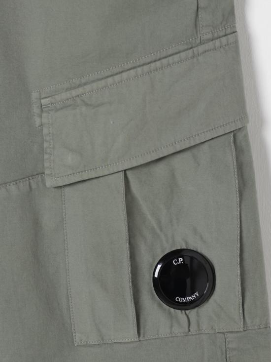 25FW [키즈] 씨피 컴퍼니 쇼츠/버뮤다 CMQ005LRC05 31870 Green - C.P. COMPANY