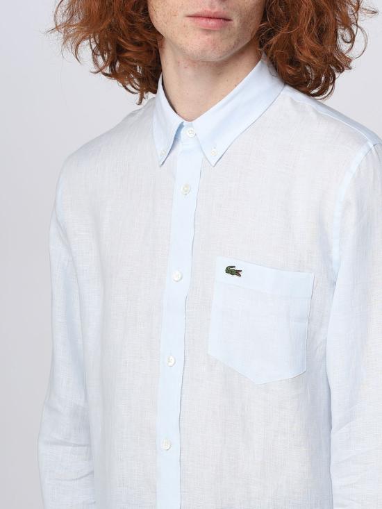 25FW 라코스테 긴팔 셔츠 CH5692 T01 Sky Blue - LACOSTE