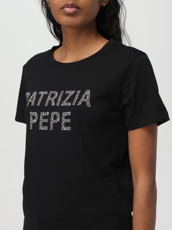 25FW 파트리지아페페 반팔 티셔츠 2M4426J277 K103 Black - PATRIZIA PEPE