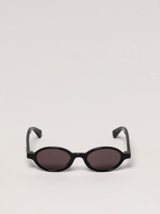 25FW 보테가베네타 선글라스 BV1388S 001 Black - BOTTEGA VENETA