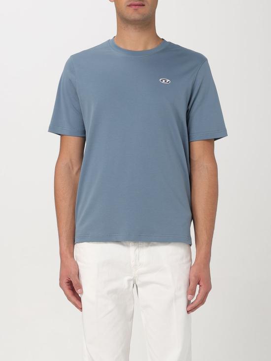 25FW 디젤 반팔 티셔츠 A150560AIJU 89M Sky Blue