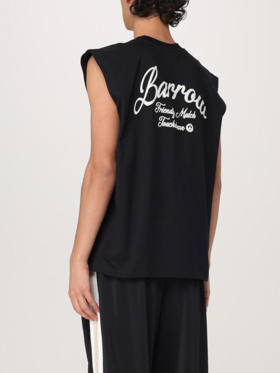 25SS 바로우 민소매 티셔츠 S5BWUATH144 110 Black - BARROW