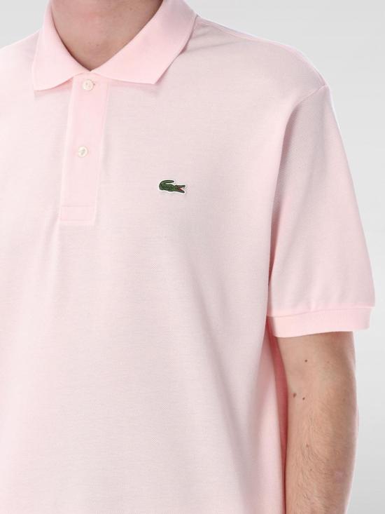 25FW 라코스테 클래식 핏 피케 폴로 셔츠 L1212 T03 Blush Pink - LACOSTE