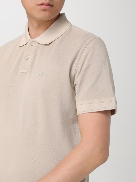 25FW 보스 폴로 티셔츠 50507813 271 Sand - BOSS