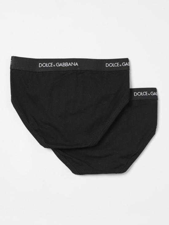 25FW [키즈] 돌체앤가바나 언더웨어 L4J700ON00G N0000 Black - DOLCE & GABBANA