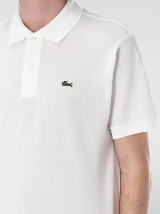 25FW 라코스테 클래식 핏 피케 폴로 셔츠 L1212 001 White - LACOSTE