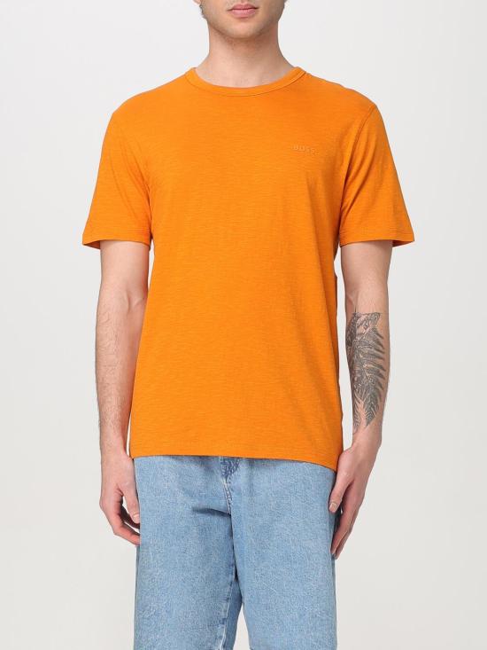 25FW 보스 반팔 티셔츠 50508243 890 Orange