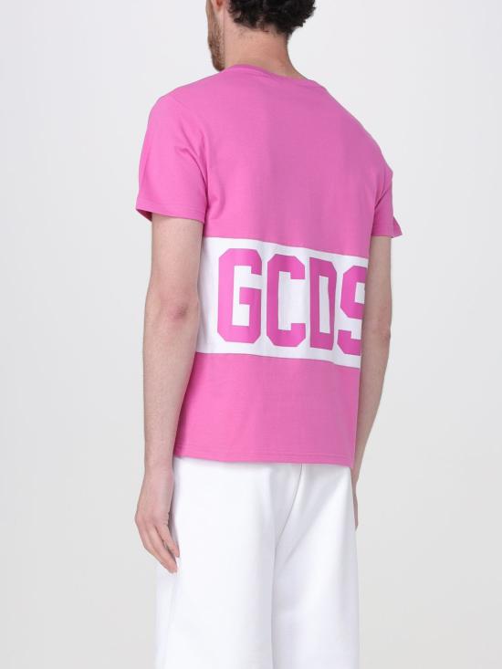 25SS 지씨디에스 반팔 티셔츠 B1XM2314JA3 59 Fuchsia - GCDS