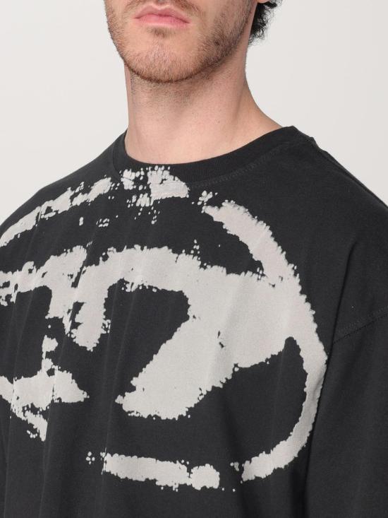 25FW 디젤 반팔 티셔츠 A130490DQAU 9XX Black - DIESEL