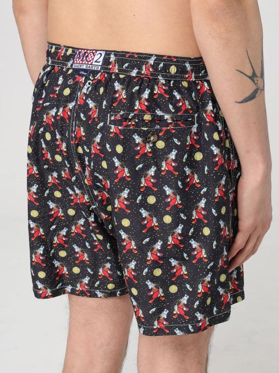 25SS 세인트바쓰 스윔팬츠 LIGHTING MIC 02919H Black - MC2 SAINT BARTH