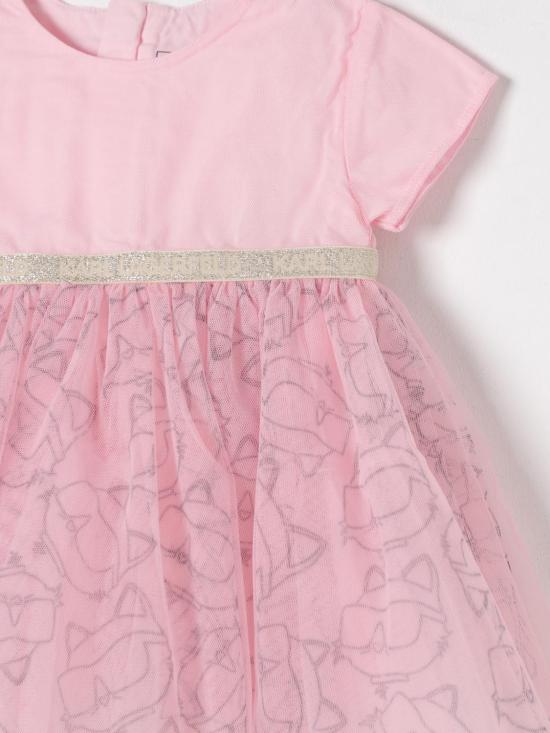 25SS [키즈] 칼라거펠트 점프수트 Z30519 475 Pink - KARL LAGERFELD