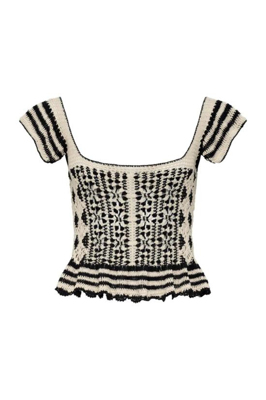  캐롤리나 케이 민소매 티셔츠 캐롤라이나 K 파라다이스  블랙 크림