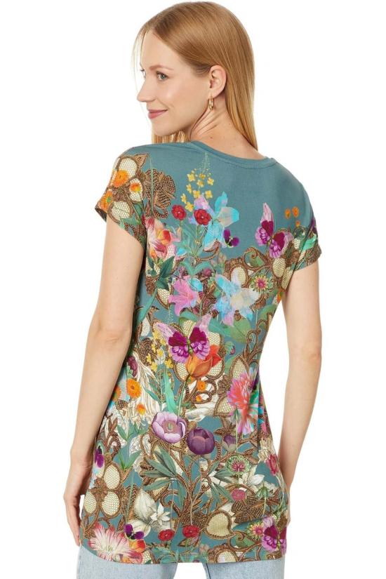  조니 와스 블라우스 조니는 제니가 가장 좋아하는 돌먼 슬리브 이었습니다. - JOHNNY WAS