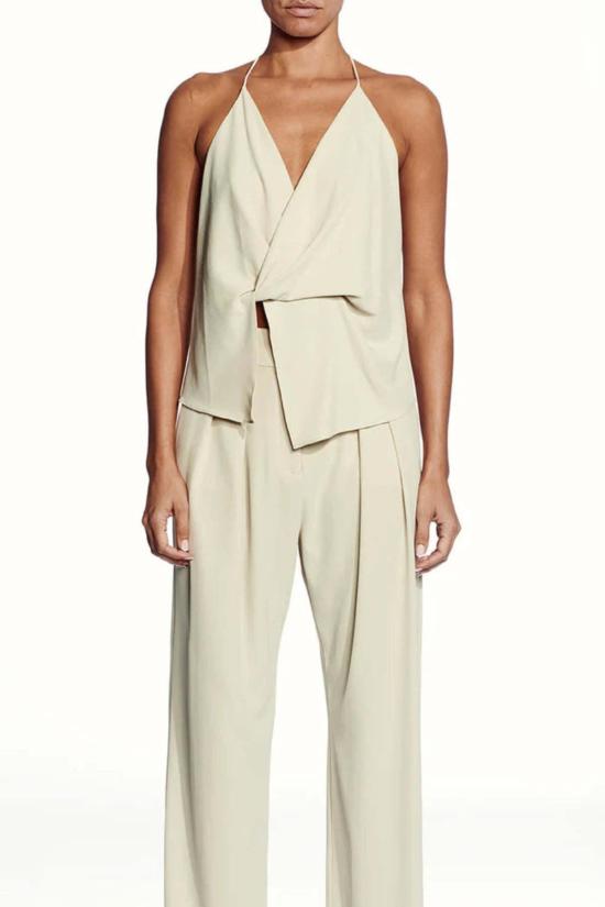  The Sei 캐미솔 세이 크레이프 캐미 트위스트 탑 오이스터