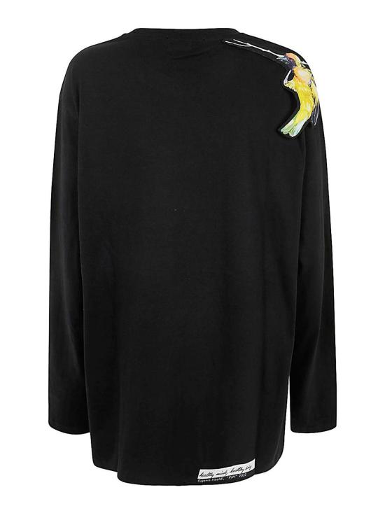  마리아 칼데라라 긴팔 티셔츠 S406JR932 Black - MARIA CALDERARA