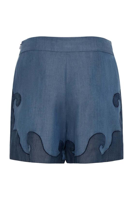  캐롤리나 케이 데님 숏팬츠 Carolina K 로마 쇼트 텐셀 데님 - CAROLINA K