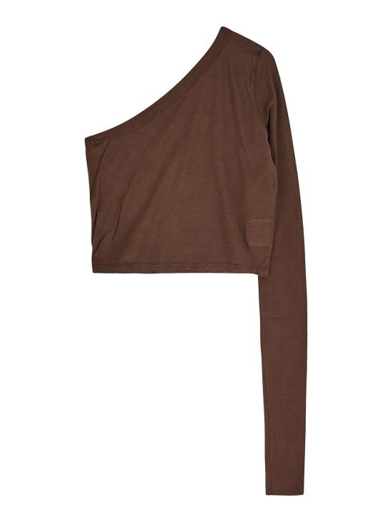  릭 오웬스 민소매 티셔츠 DS02D2216BH83 Brown