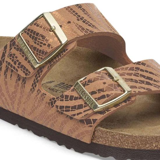  버켄스탁 뮬/슬리퍼 버켄슈톡 아리조나 합성  피칸 제브라 - BIRKENSTOCK