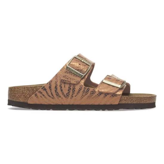  버켄스탁 뮬/슬리퍼 버켄슈톡 아리조나 합성  피칸 제브라 - BIRKENSTOCK