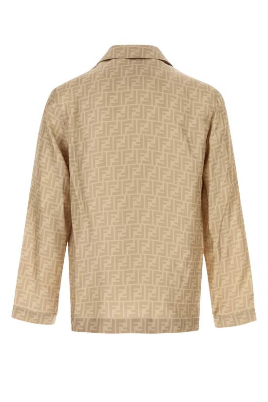 25SS 펜디 긴팔 셔츠 FS1300AKEE F0GQK Beige o Tan - FENDI
