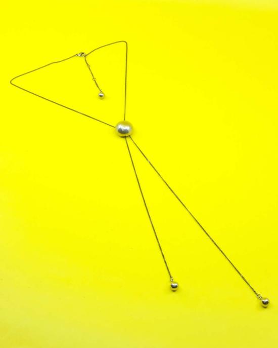  르메르 네크리스 래틀 볼로 타이 실버/골드