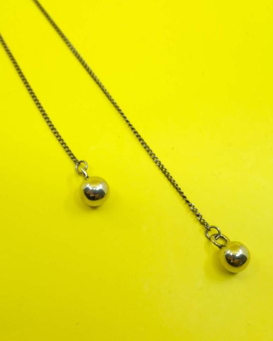  르메르 네크리스 래틀 볼로 타이 실버/골드 - LEMAIRE