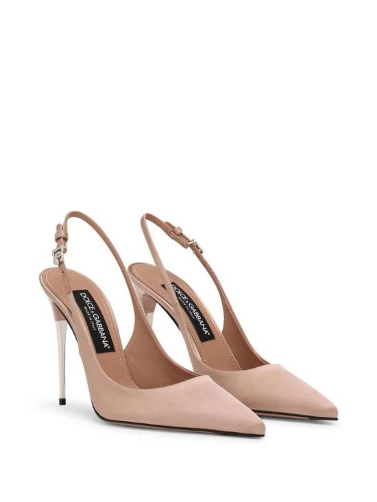26FW 돌체앤가바나 새틴 슬링백 CG0776A7630 8H056 BEIGESCURO - DOLCE & GABBANA