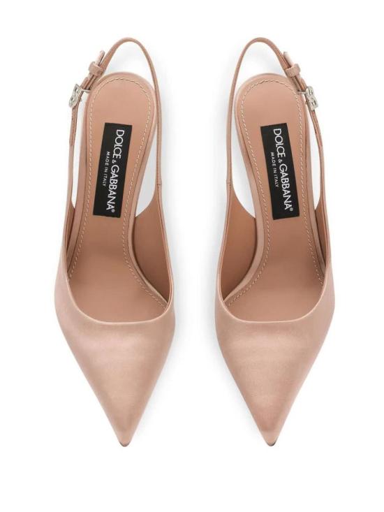 26FW 돌체앤가바나 새틴 슬링백 CG0776A7630 8H056 BEIGESCURO - DOLCE & GABBANA