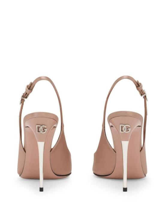 26FW 돌체앤가바나 새틴 슬링백 CG0776A7630 8H056 BEIGESCURO - DOLCE & GABBANA