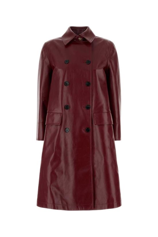 25SS 구찌 코트 830132XNA6G 6207 Burgundy