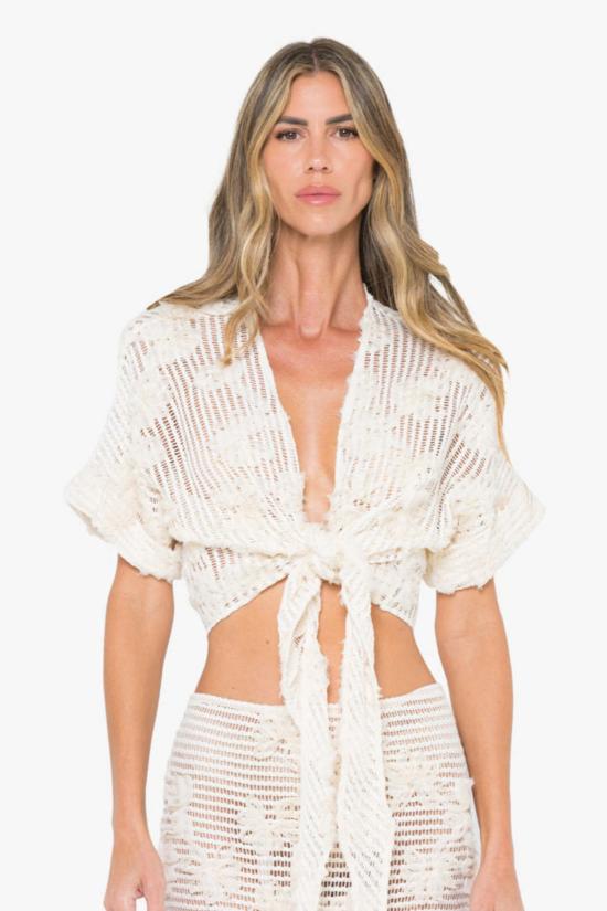  제이비큐 민소매 티셔츠 JBQ 가든 탑 아이보리