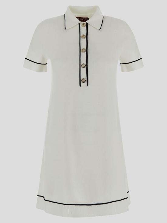 25SS 구찌 숏 원피스 813816XKEHH9034 WHITE