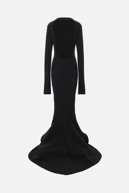 24FW 릭 오웬스 롱 원피스 RO02D3688KWPL09 Black - RICK OWENS