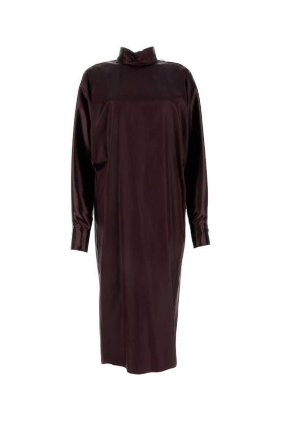 24FW 살바토레 페라가모 원피스 13G199777578 OXBLOOD Red