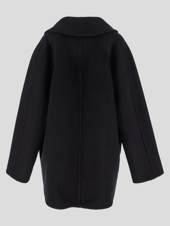 25SS 생로랑 코트 802058Y8I591000 Black - SAINT LAURENT