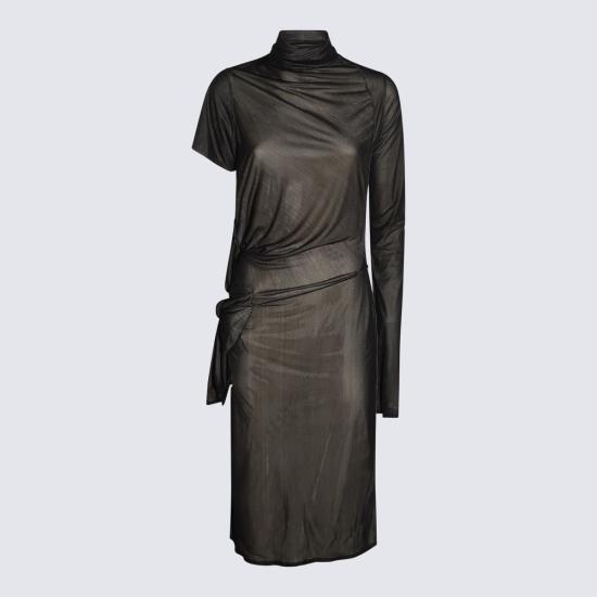  마르지엘라 미디 원피스 S51DD0014STJ398961 BLACK