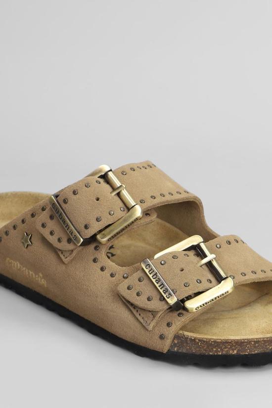 25SS Cubanas 플랫 슈즈 420899 AMALIA301 Brown - OTHER BRANDS