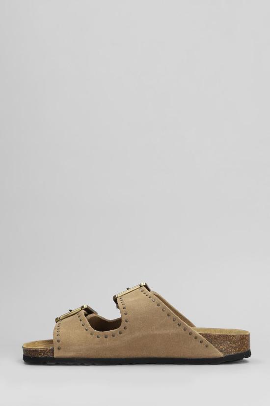 25SS Cubanas 플랫 슈즈 420899 AMALIA301 Brown - OTHER BRANDS