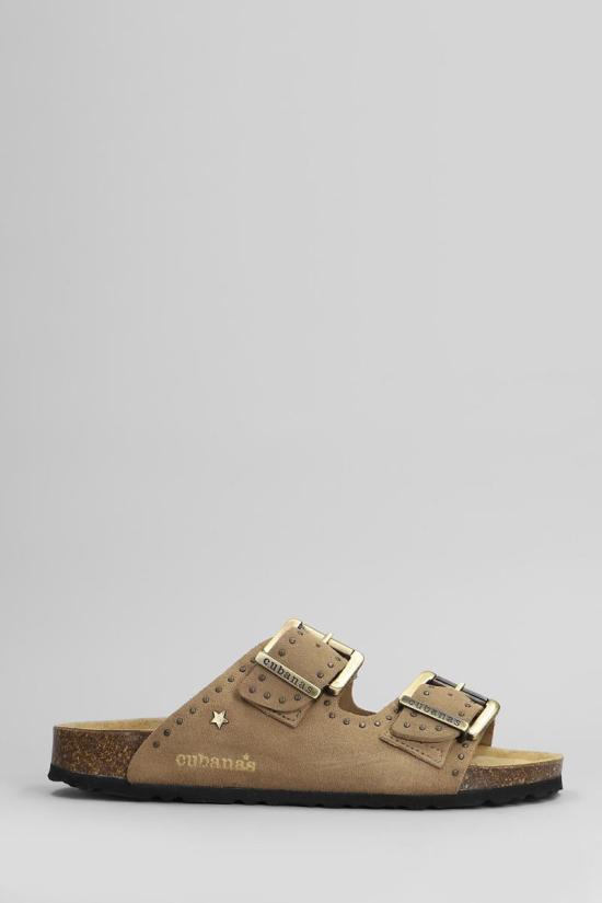 25SS Cubanas 플랫 슈즈 420899 AMALIA301 Brown