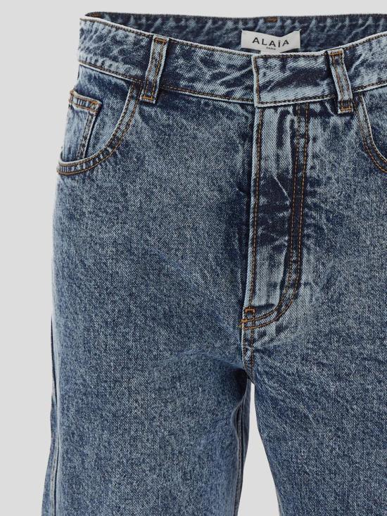 25SS 알라이아 데님 팬츠 AA9P1161T535A524 BLEU NEIGE - ALAIA