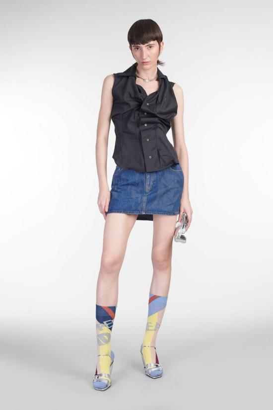 25SS 비비안웨스트우드 블라우스 420494 15010067 W012U Black - VIVIENNE WESTWOOD