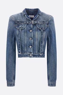  오프화이트 자켓 OWYE048F23DEN0014500 BLUE NO COL